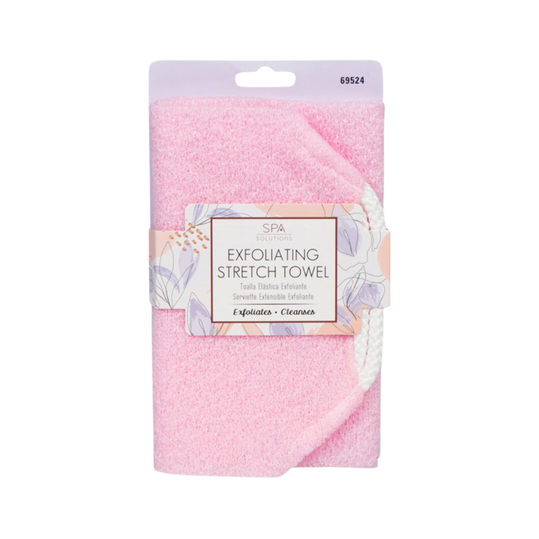 CALA EXFOLIATING STRETCH TOWEL PINK | كالا منشفة مقشرة باللون الوردي