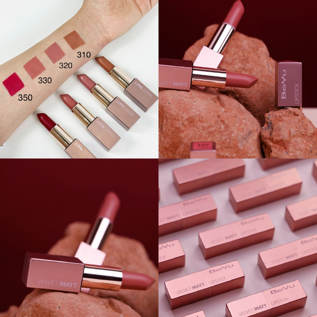 BeYu Velvet Matt Lipstick - 4.0ml | بيو أحمر شفاه مخملي - 4 مل