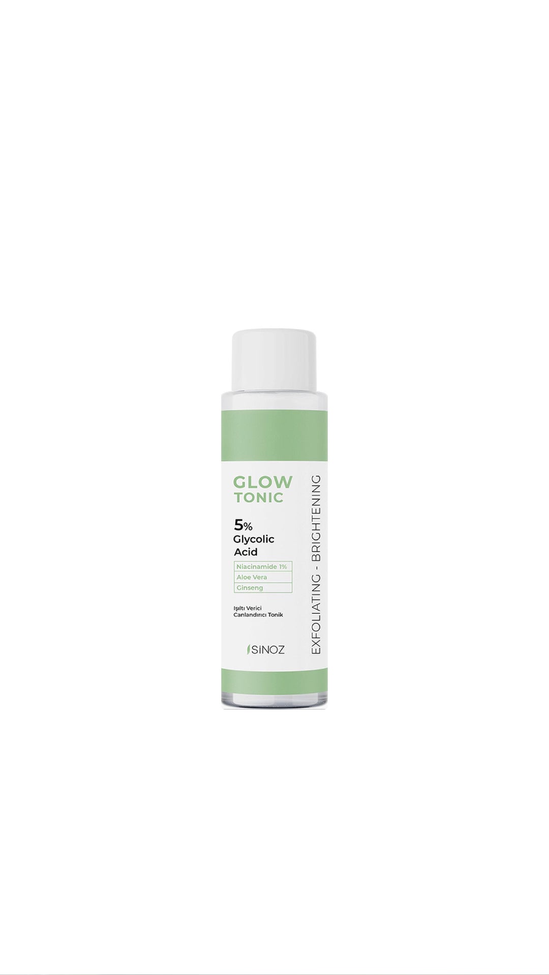 SiNOZ Glow Tonic 5% Glycolic Acid - 200ml | سينوز تونر جليكوليك اسيد 5 % - 200 مل