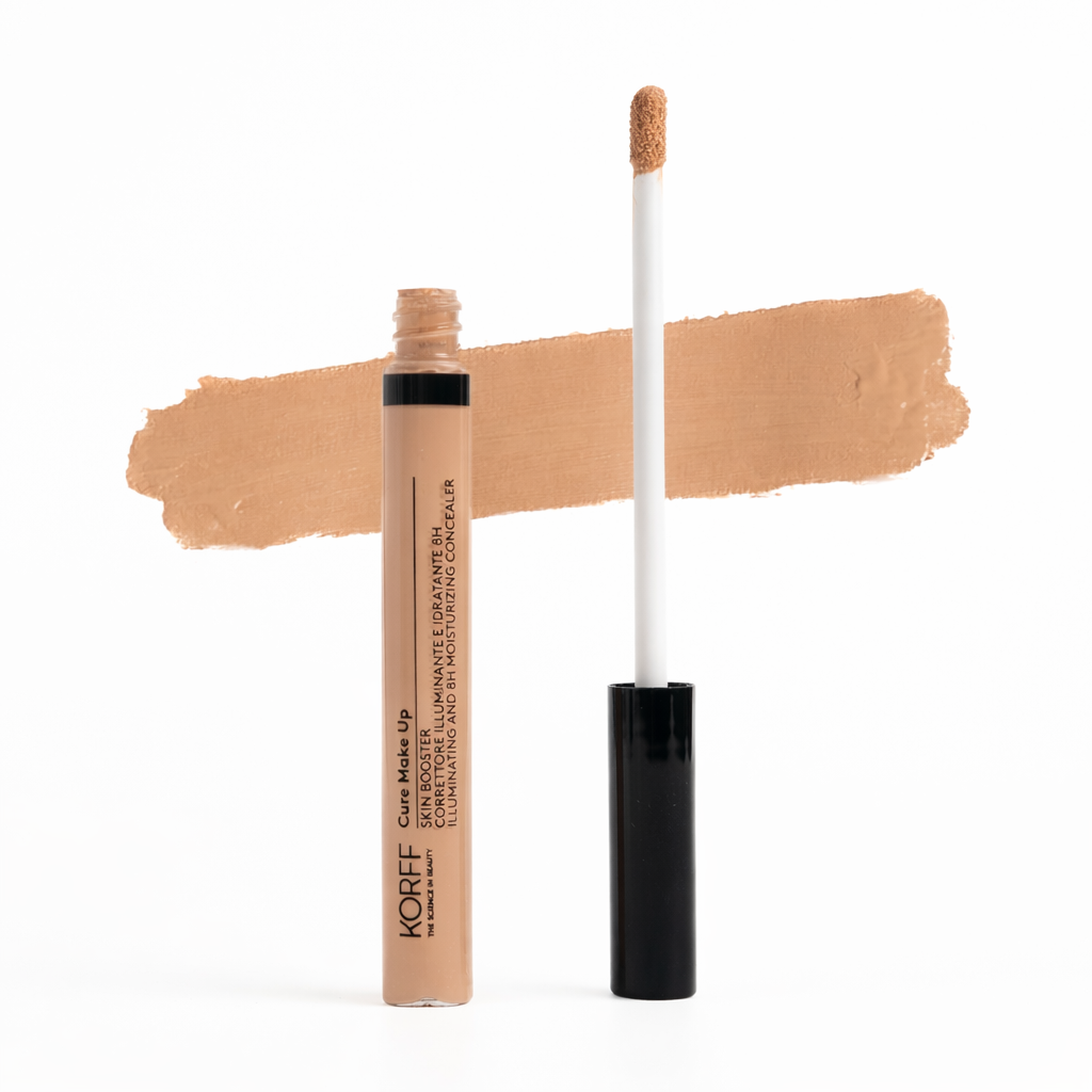 KORFF Cure Make Up Skin Booster Illuminating And 8H Moisturizing Concealer - 6.5ml | كورف كونسيلر مضيئ ومرطب للبشرة- 6.5 مل