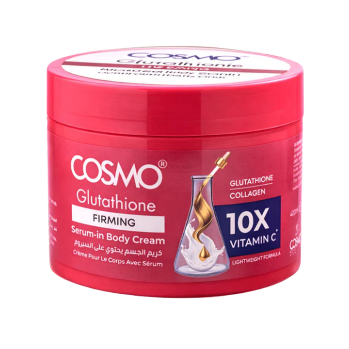 COSMO COSMETICS BODY CREAM SERUM-IN FIRMING - 400ml | كوزمو كريم للجسم لشد البشرة - 400 مل