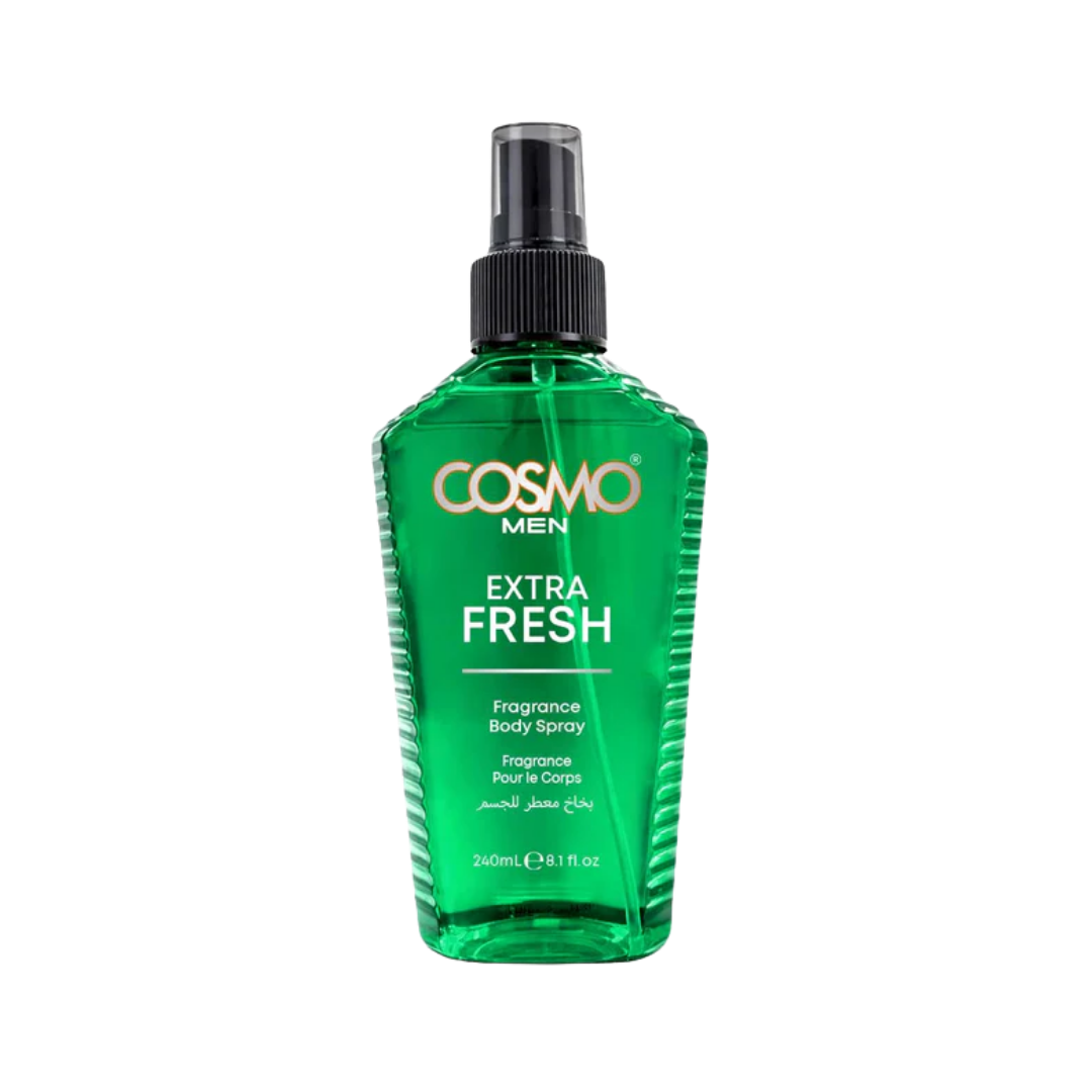 COSMO COSMETICS BODY FRAGRANCE SPRAY FRESH MEN - 240ml | كوزمو رجال بخاخ جسم إكسترا فريش - 240مل