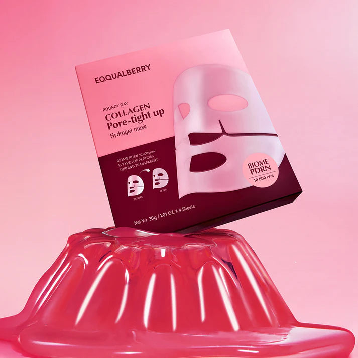 EQQUALBERRY Collagen Pore -Tight Up Hydrogel Mask - 30g |  ايكوال بيري ماسك الكولاجين - 30 غرام