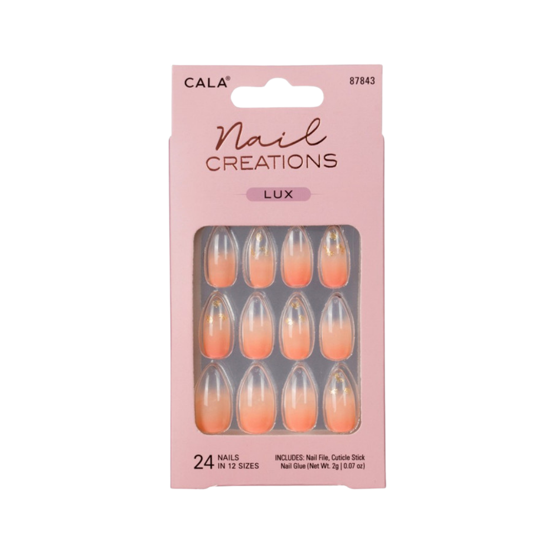 Cala False Nails Nail Creations Lux - 24 Pcs | كالا اظافر صناعية - 24 قطعة