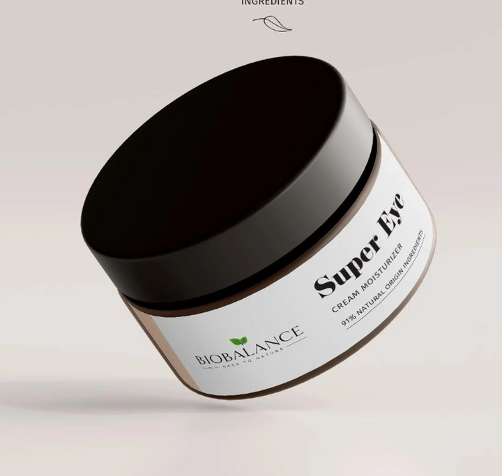 Bio Balance Super Eye Firming And Moisturizing Eye Cream With Hyaluronic Acid Collagen And Vitamin C - 20ml |بايو بالانس كريم العين بحمض الهيالورونيك و الكولاجين - 20 مل