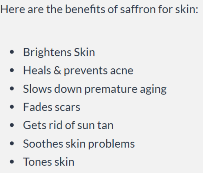 Care Line Saffron Face Mask Skin Toning Saffrona - 500g | كير لاين قناع الوجه - 500 غ