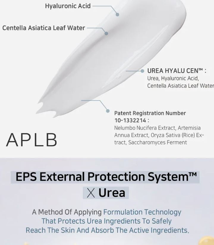 APLB Urea Hyaluronic Acid Facial Cream - 55ml | اي بي ال بي كريم الوجه بحمض الهيالورونيك واليوريا - 55 مل