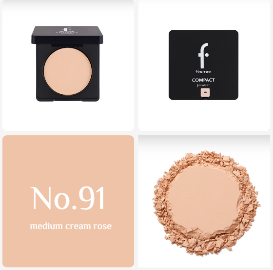 Flormar C.Powder Compact Powder - 11g  | فلورمار سي  كومباكت باودر - 11 غرام