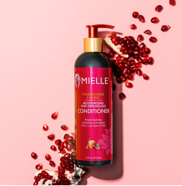 Mielle Pomegranate & Honey Moisturizing And Detangling Conditioner - 355ml | بلسم مرطب وفك تشابك الشعر بالرمان والعسل - 355 مل