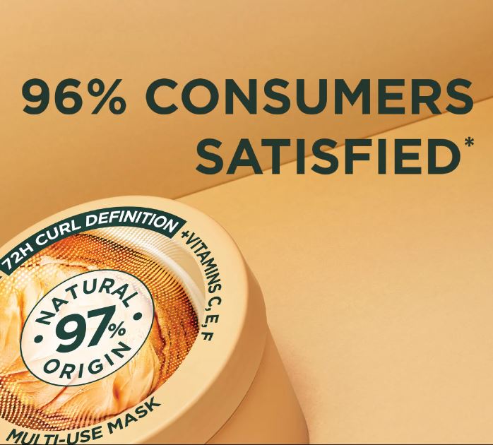 Garnier Ultra Doux Hair Food Mask Cocoa Butter - 390ml | غارنييه ماسك الشعر من الترا دو بزبدة الكاكاو للشعر الكيرلي الجاف  - 390 مل