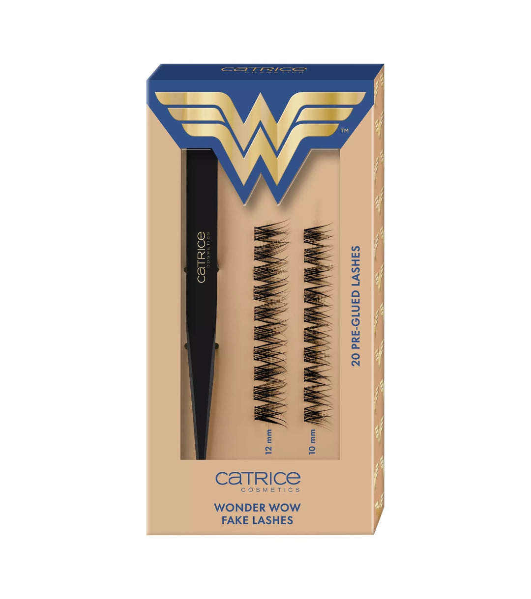 Catrice Fake Lashes pre glued false eyelashes, 20 pieces, plastic tray packaging with visible lashes and label