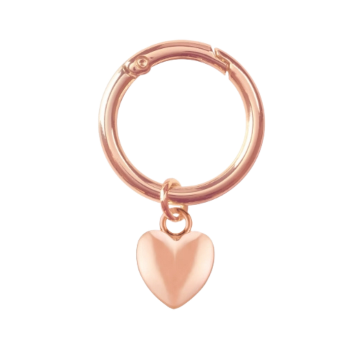 Catrice HOLLYGLAZING Charm Ring C01 rose metallic ring with heart shaped charm accessory for cosmetics collection
