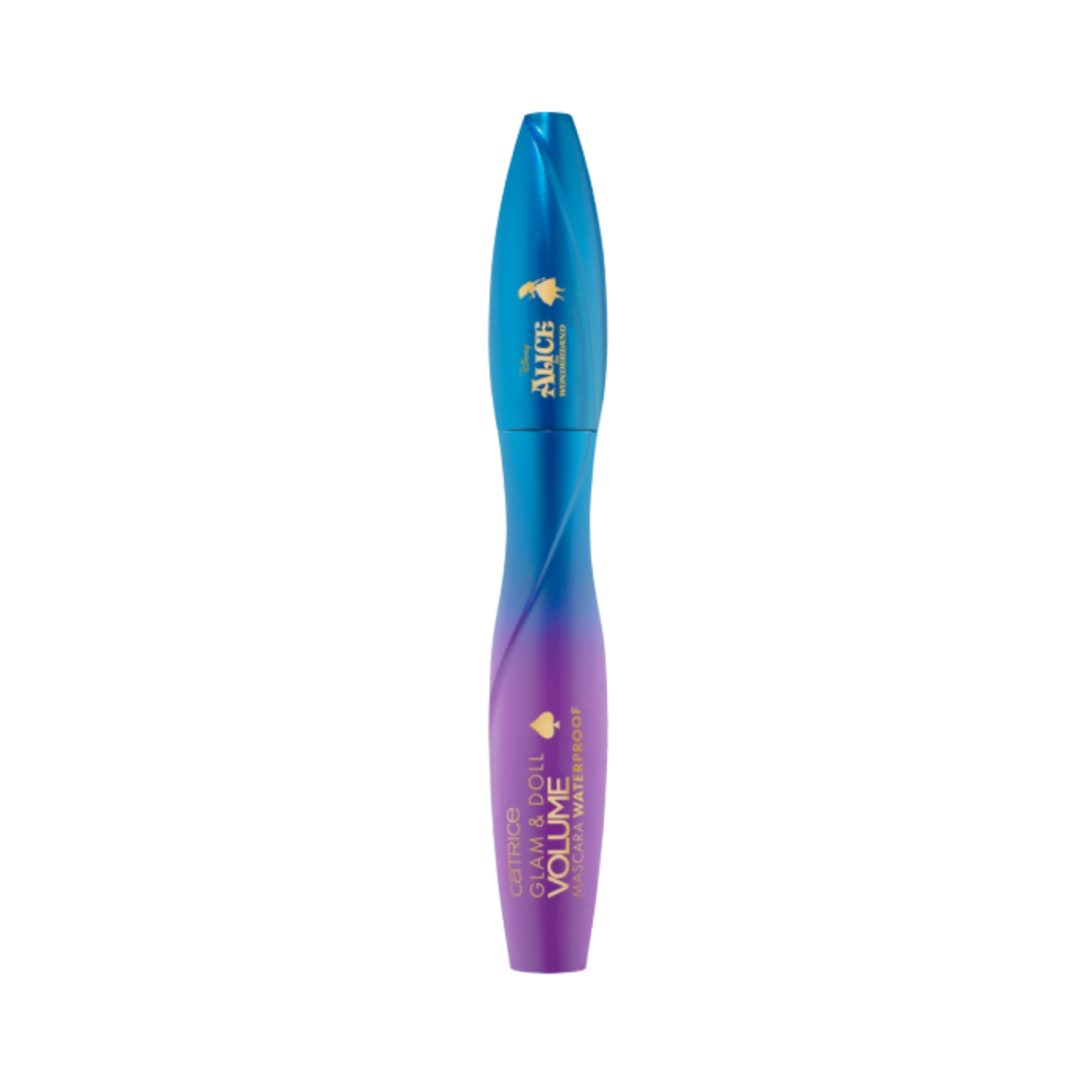 Catrice Glam & Doll Volume Waterproof Mascara C01 blue purple gradient tube 10 ml