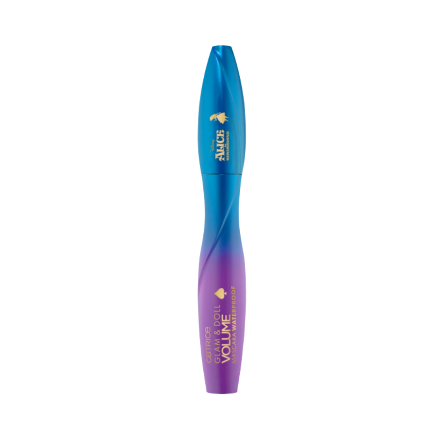 Catrice Glam & Doll Volume Waterproof Mascara C01 blue purple gradient tube 10 ml