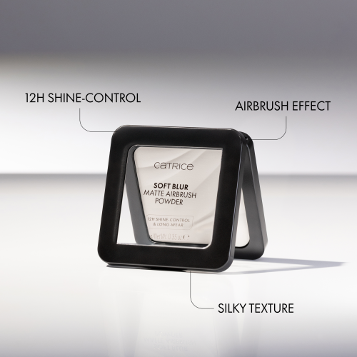 CATRICE Cosmetics Soft Blur Matte Airbrush Powder - 10g | ستيفنز بودرة مضغوطة مطفية - 10غ #2