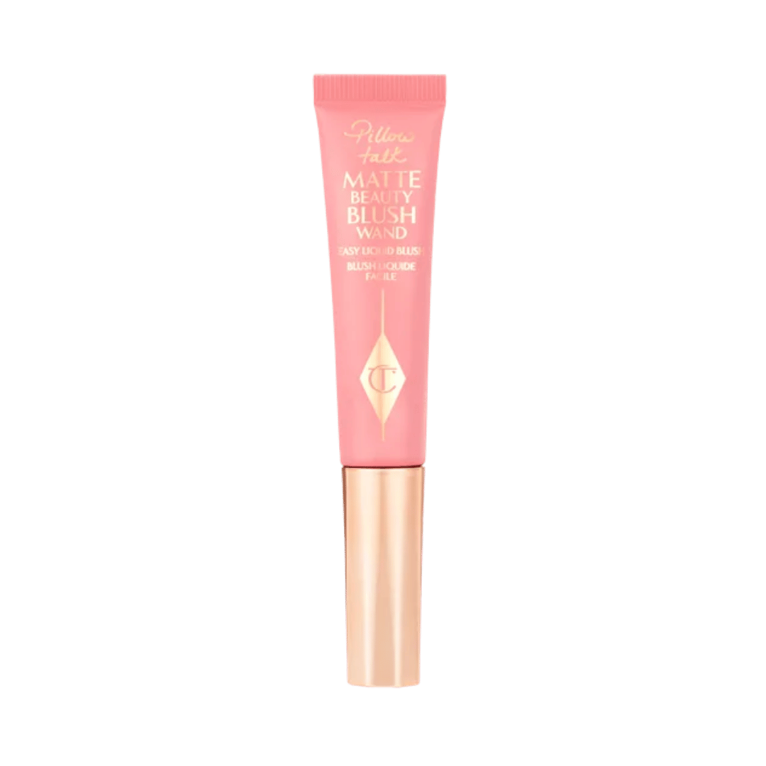 Charlotte Tilbury Pillow Talk Matte Beauty Blush Wand Pink Pop liquid blush tube packaging
