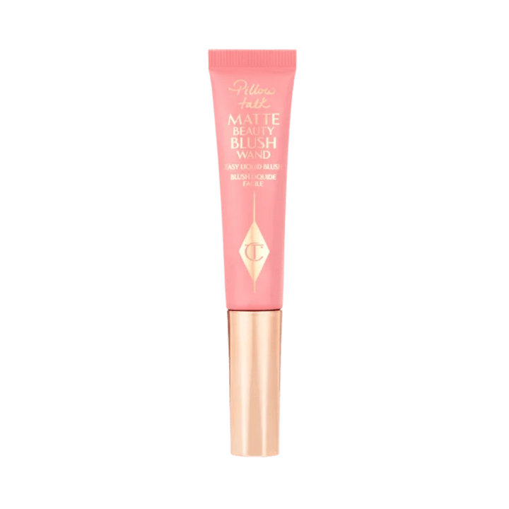 Charlotte Tilbury Pillow Talk Matte Beauty Blush Wand Pink Pop liquid blush tube packaging