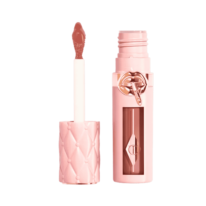 Charlotte Tilbury Pillow Talk Big Lip Plumpgasm pink lip gloss tube with wand applicator