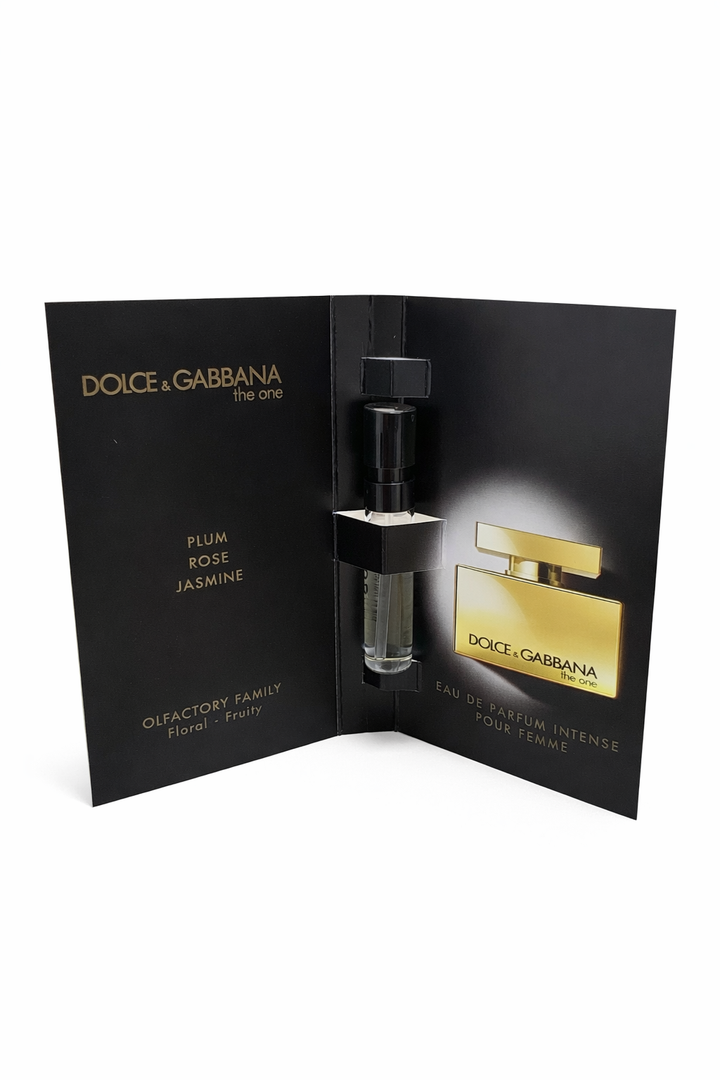 DOLCE & GABBANA Sample The One Gold INTENSE  - 1.5ml |  عينة عطر دولتشي اند غابانا ذا وان كولد انتينز للنساء 1,5 مل