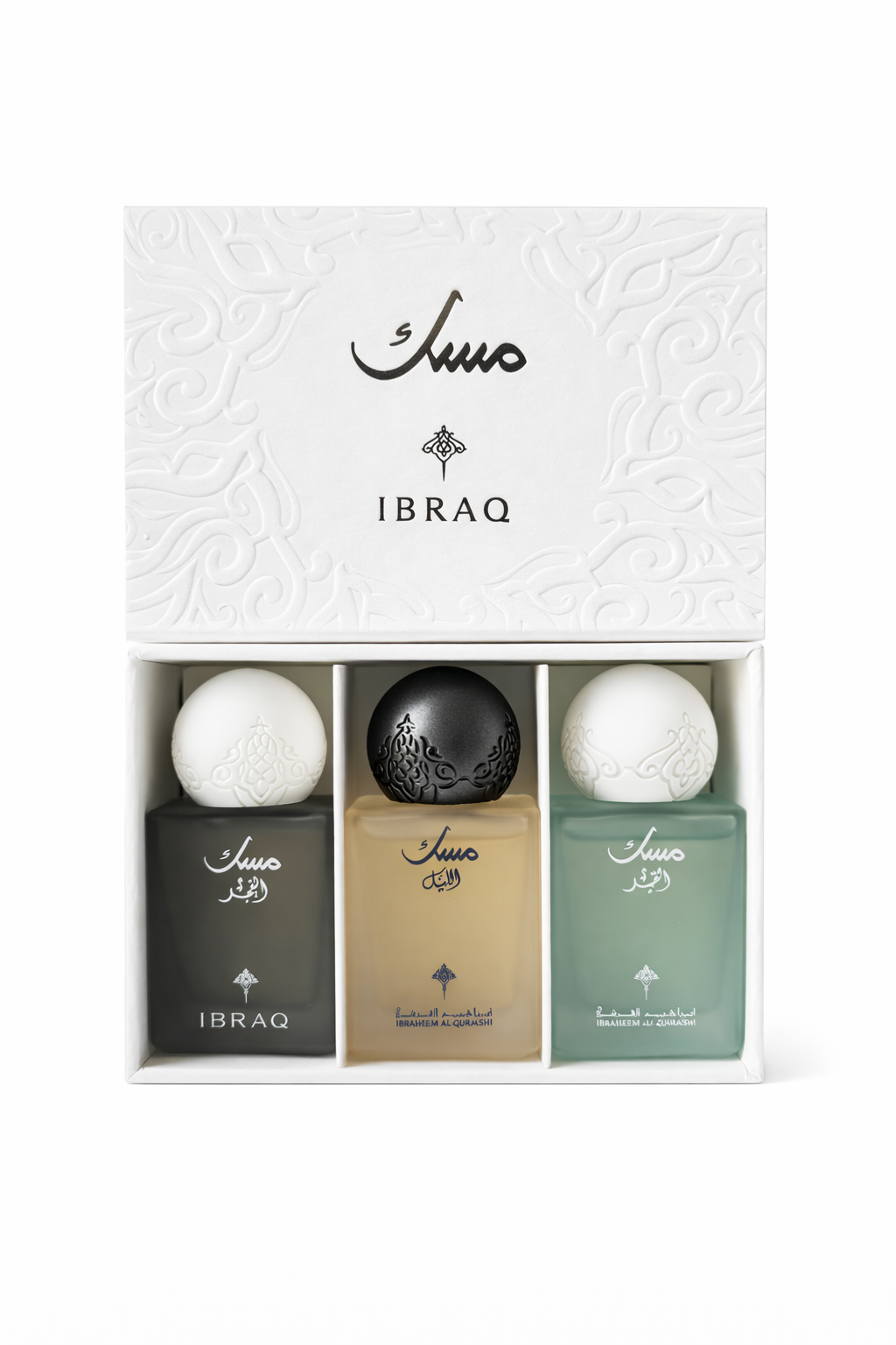 IBRAQ Ibrahim Al-Qurashi Set Mini Musk 3*10 ml | ابراهيم القرشي  مجموعة ميني مسك - 3*10 مل