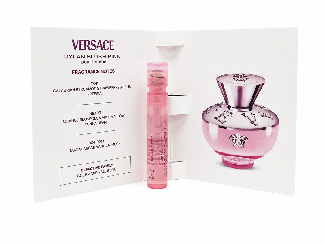 VERSACE Sample DYLAN BLUSH PINK EDP 1ml  | عينة فيرزاشي عطر ديلان بلش بينك للنساء  - 1مل