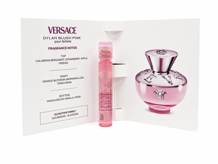 VERSACE Sample DYLAN BLUSH PINK EDP 1ml  | عينة فيرزاشي عطر ديلان بلش بينك للنساء  - 1مل