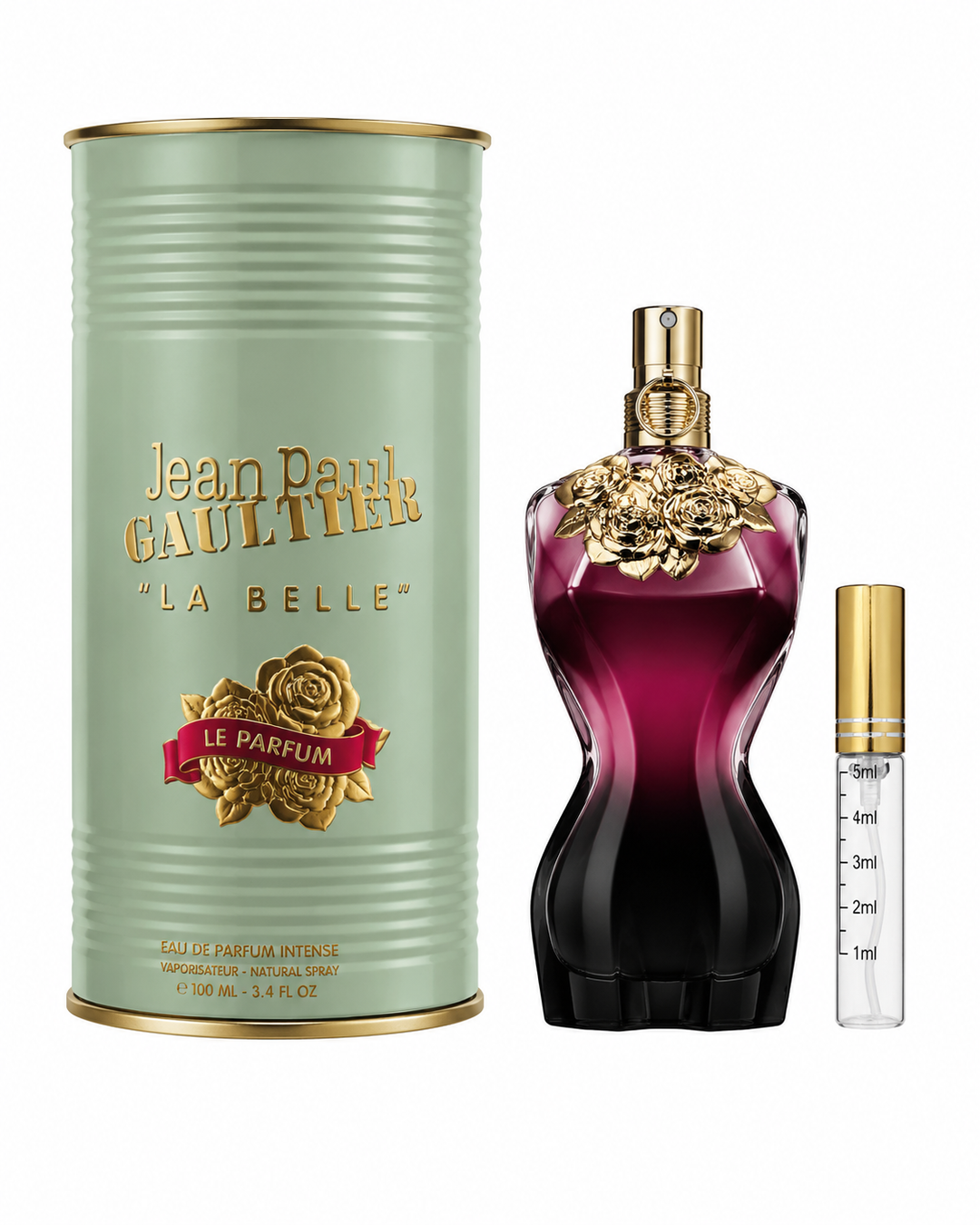 perfume samples La Belle Intense 4,5 ml | عينة عطر جان بول غوتييه لابيل لو برفيوم للنساء 4.5 مل