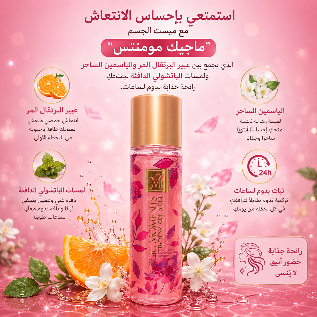 M .Y Magic Moments Body Splash - 220ml | ام واي ميست للجسم - 220 مل