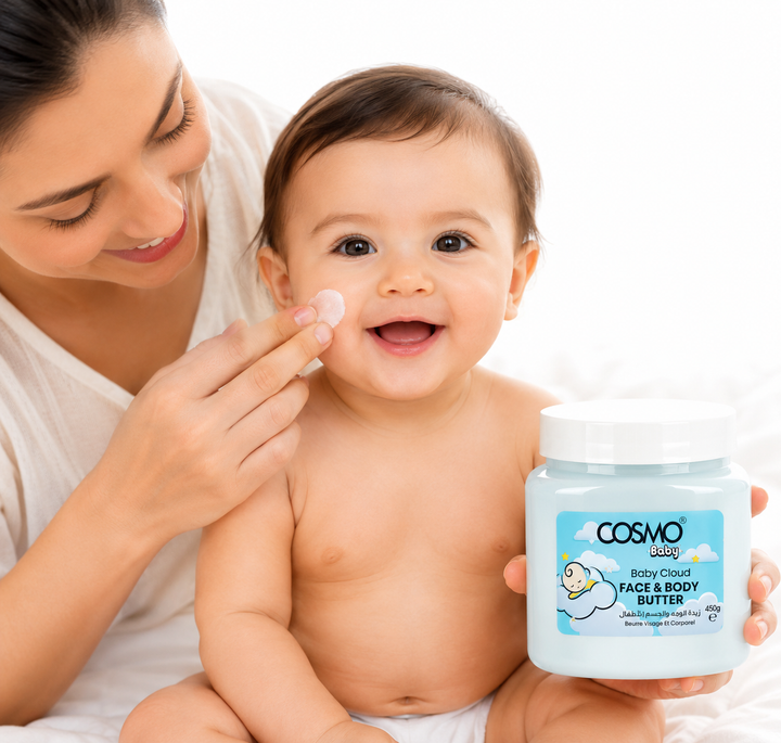 Cosmo Baby Cloud Bedtime Face & Body Butter - 450ml | كوزمو زبدة مرطبة لوجه و جسم الأطفال- 450مل