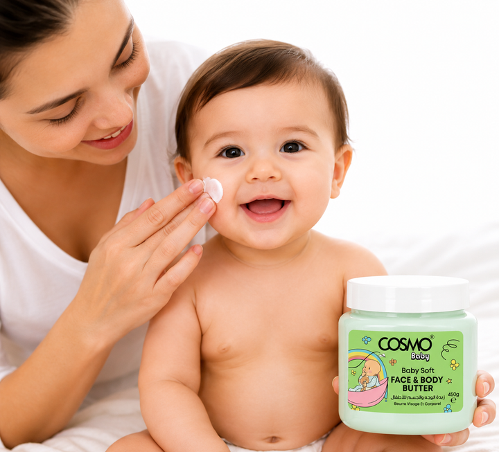 Cosmo Baby Soft Bedtime Face & Body Butter - 450ml | كوزمو زبدة الوجه والجسم للأطفال - 450مل