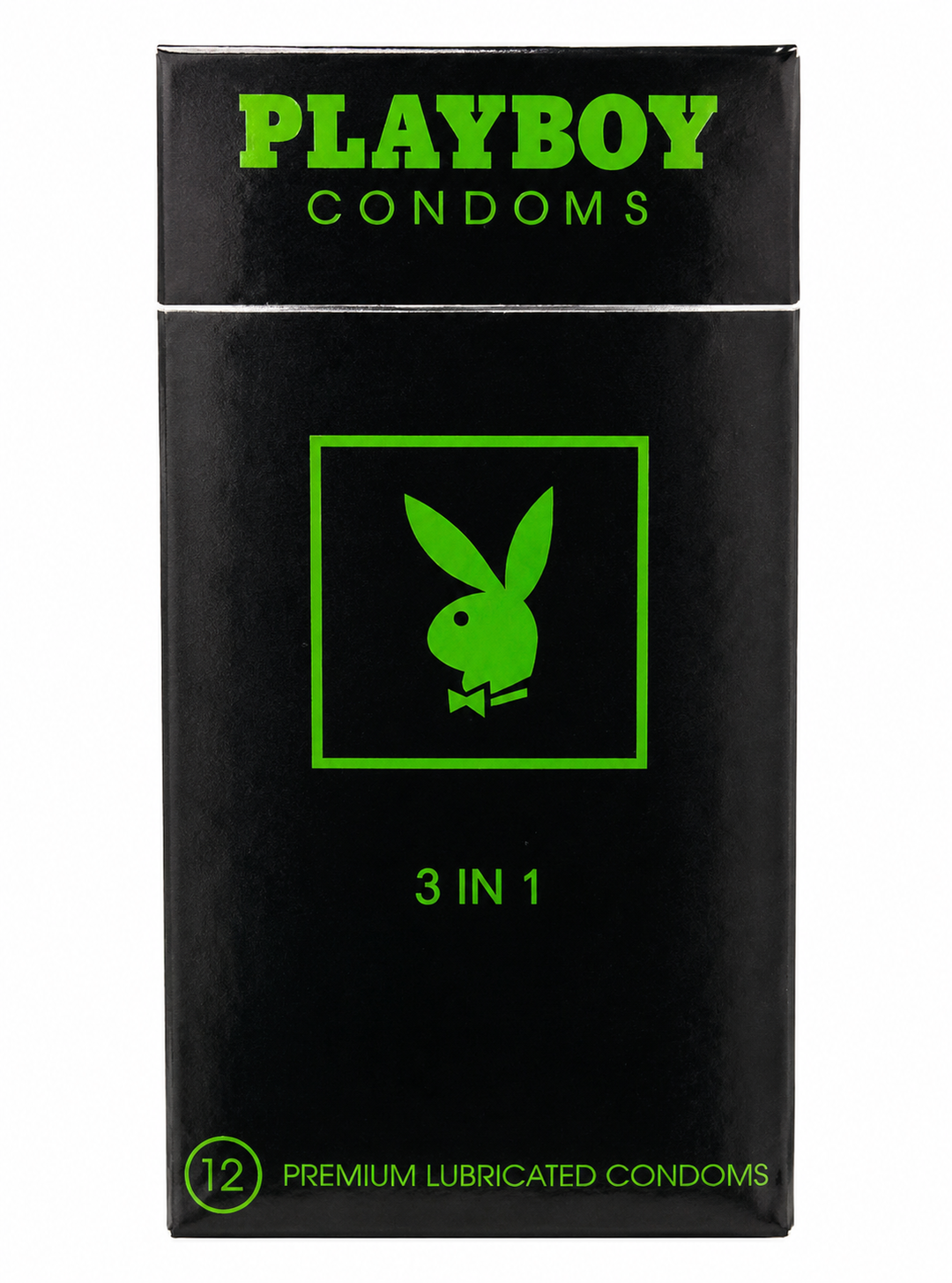 PLAYBOY Condoms 3 In 1 - 12 Pcs |  بلاي بوي واقي ذكري 3 في 1 - 12 قطعة