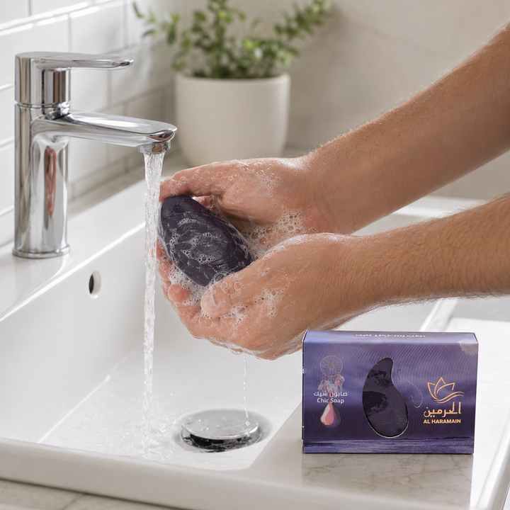 Alharamain Chic Soap - 110g | صابون شيك من الحرمين – 110 غرام