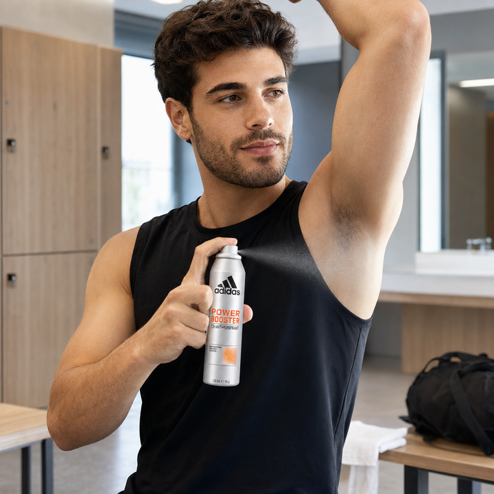 Adidas Power Booster Antyperspirant Spray -150ml | اديداس بخاخ مزيل تعرق باور بوستر - 150 مل