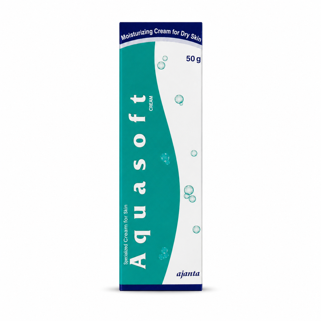 Ajanta Aquasoft Cream Moisturizer Cream For Dry Skin - 50g | اكوا سوفت كريم مرطب للبشرة الجافة - 50 غ