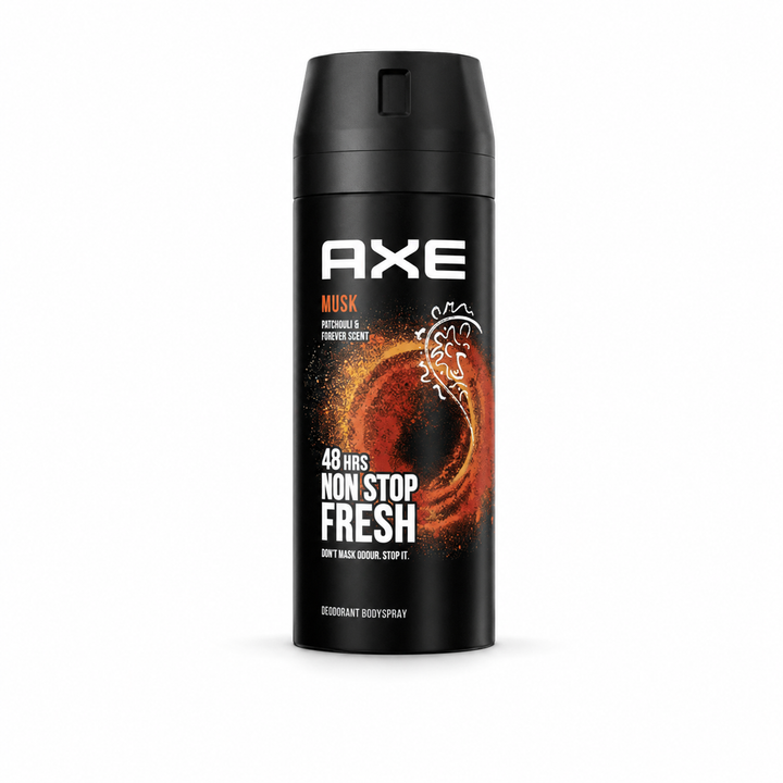 AXE Deodorant Body Spray For Men Musk -150ml | اكس مزيل تعرق للرجال برائحة المسك - 150 مل