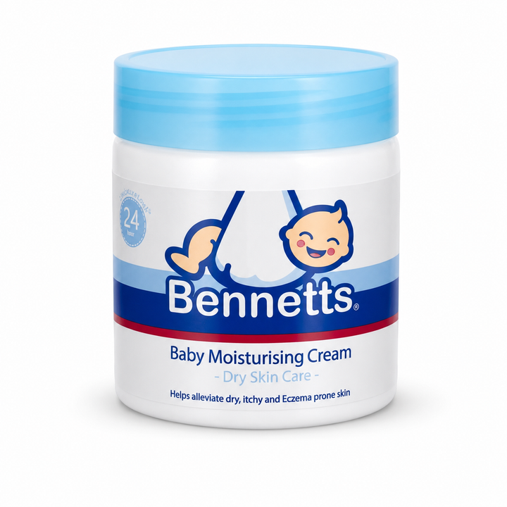 Bennetts Baby Moisturising Cream Dry Skin Care - 500ml | بينتس كريم للأطفال مناسب للبشرة الجافة - 500 مل