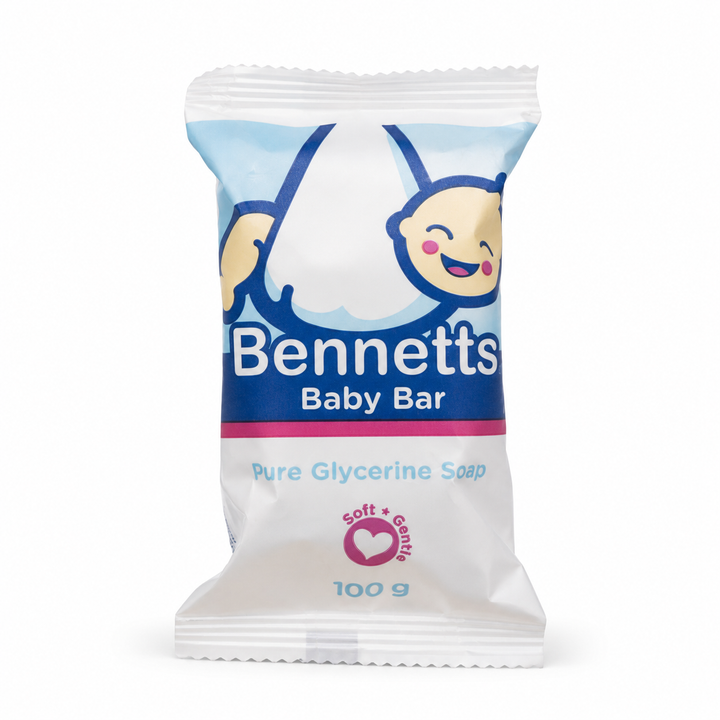Bennetts Baby Bar Pure Glycerine Soap - 100g | بنيتس صابونة جلسرين نقي - 100 غ