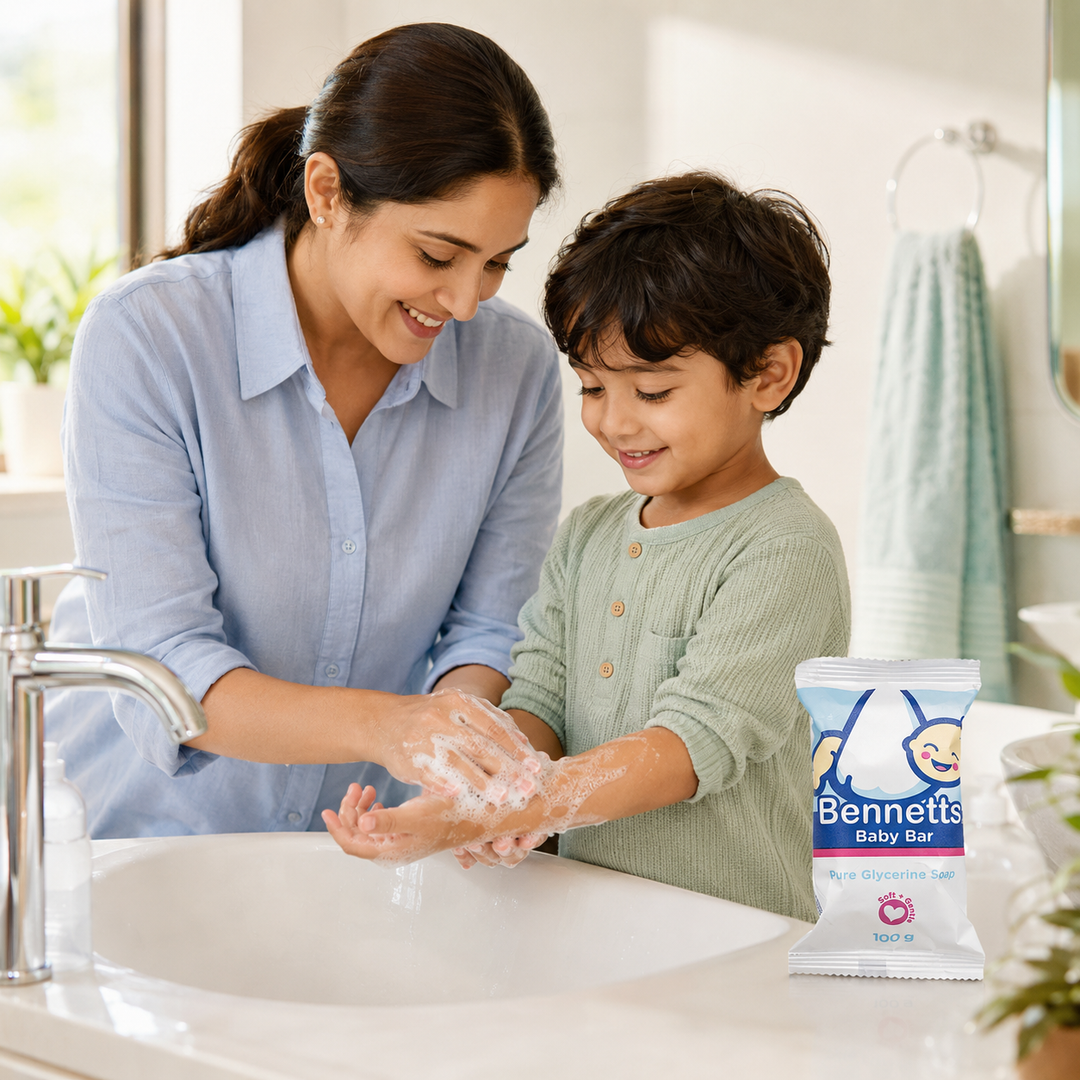 Bennetts Baby Bar Pure Glycerine Soap - 100g | بنيتس صابونة جلسرين نقي - 100 غ