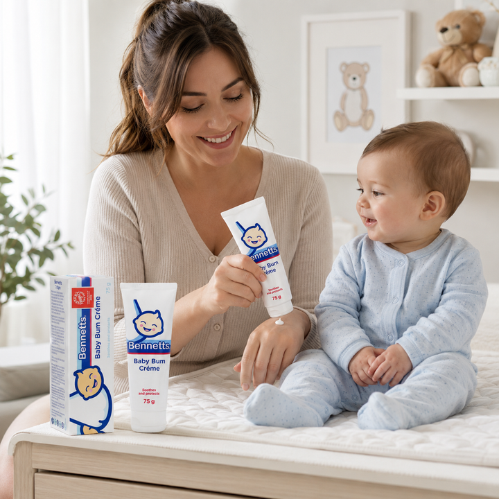 Bennetts Baby Bum Creme Tube -  75g | بينيتس كريم للأطفال لتخفيف التهيج عند الحفاض - 75 غ