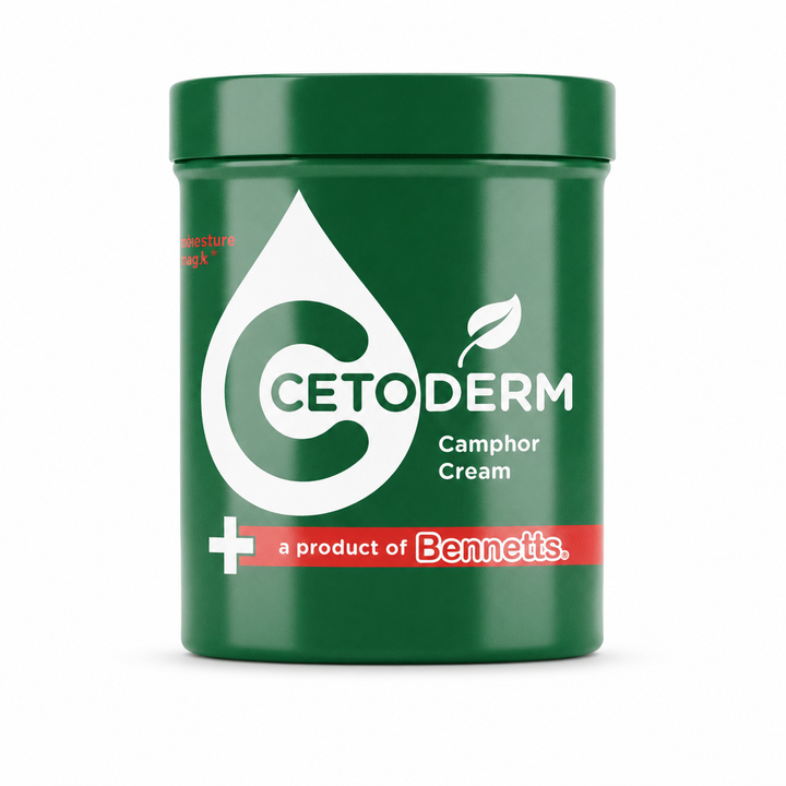 Bennetts cetoderm herbal camphor cream - 450ml | بينيتس سيتوديرم كريم الكافور العشبي - 450 مل