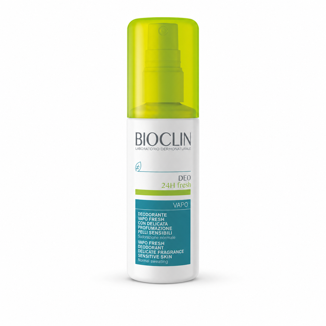 BIOCLIN Deo 24h Fresh Deodorante Vapo Fresh Sensitive Skin - 100ml | بايو كلين بخاخ مزيل تعرق للبشرة الحساسة - 150 مل