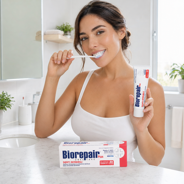 Biorepair Sensitive Teeth Plus - 75ml | بايوريبير معجون أسنان للاسنان الحساسة - 75 مل
