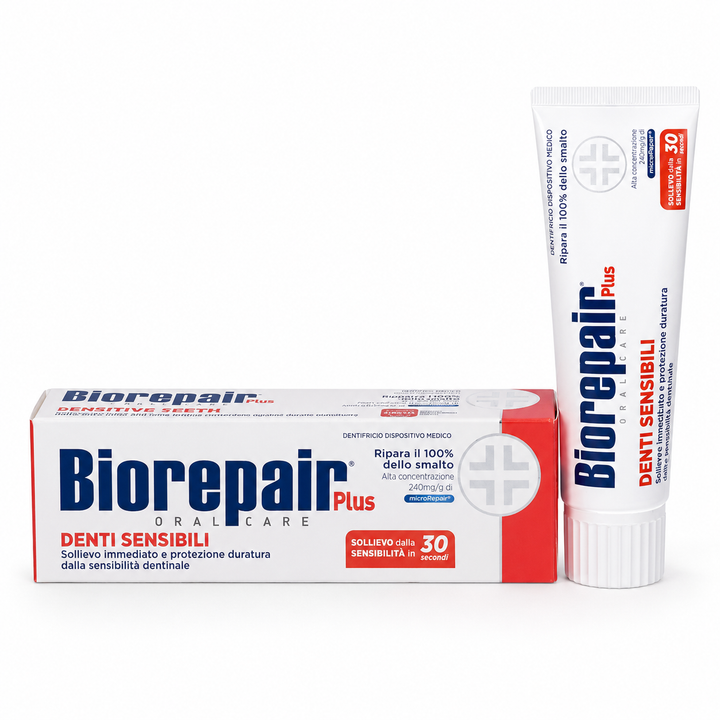 Biorepair Sensitive Teeth Plus - 75ml | بايوريبير معجون أسنان للاسنان الحساسة - 75 مل