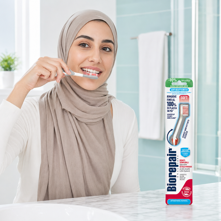 Biorepair Antibacterial Toothbrush Soft | فرشاة أسنان ناعمة للأسنان الحساسة