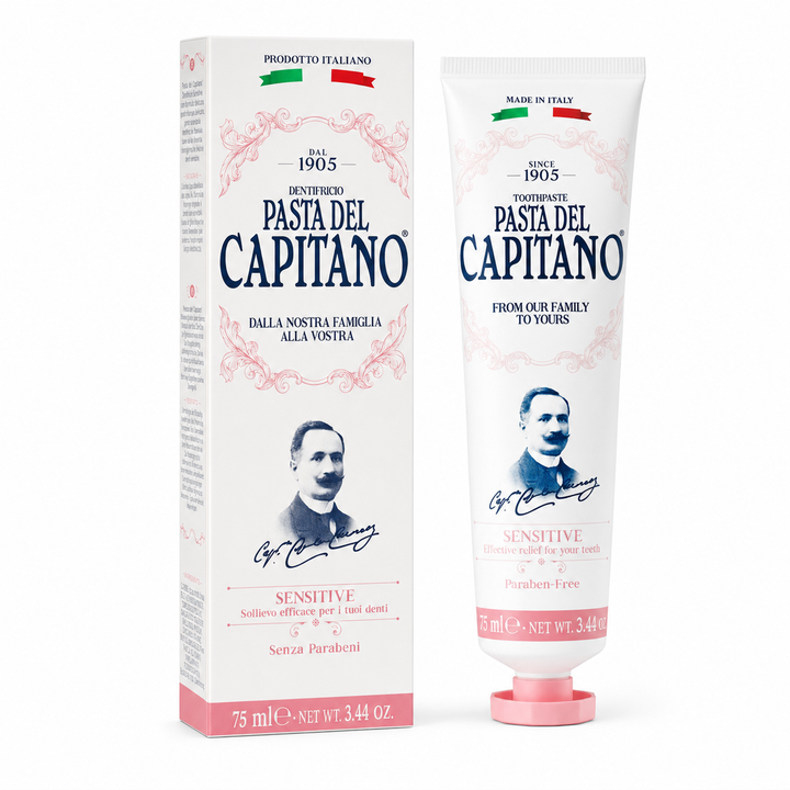 CAPITANO Sensitive Toothpaste - 75ml | كابيتانو معجون أسنان للأسنان الحساسة - 75 مل