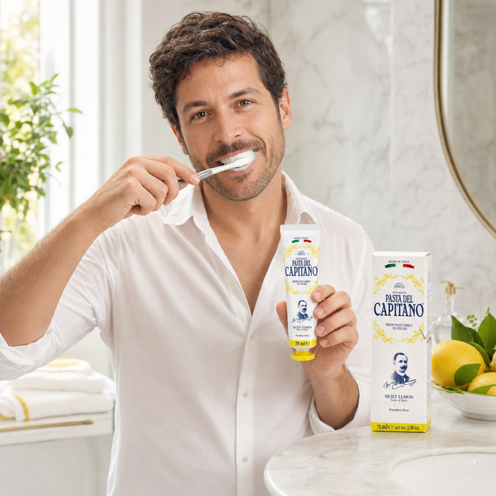 CAPITANO Sicily Lemon Toothpaste - 75ml | كابيتانو معجون أسنان بالليمون - 75 مل