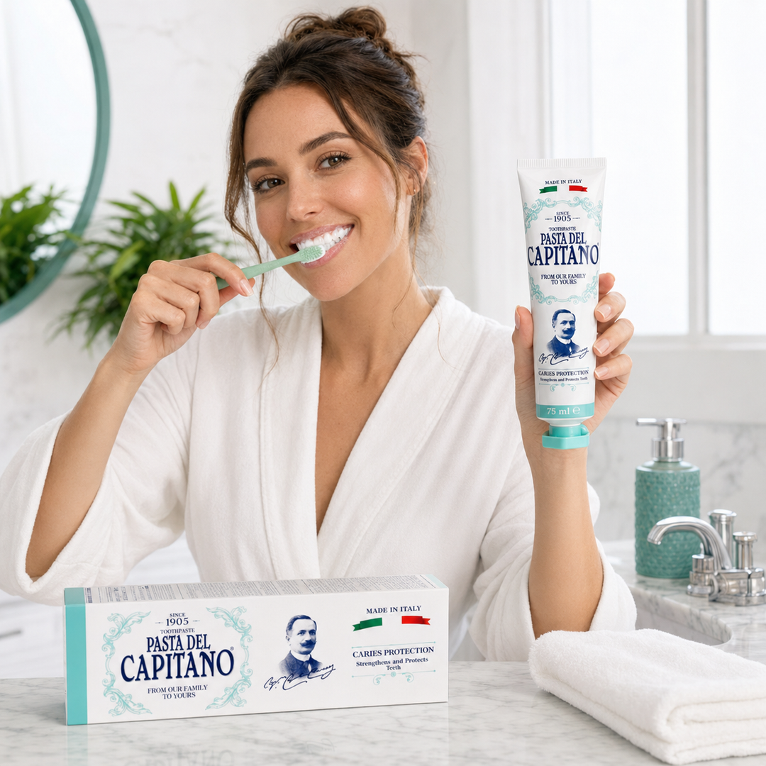 CAPITANO Protezione Carie Toothpaste - 75ml | كابيتانو معجون أسنان - 75 مل