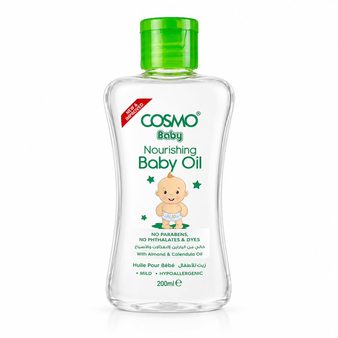 COSMO Nourishing Baby Oil - 200ml | كوزمو زيت للاطفال - 200 مل