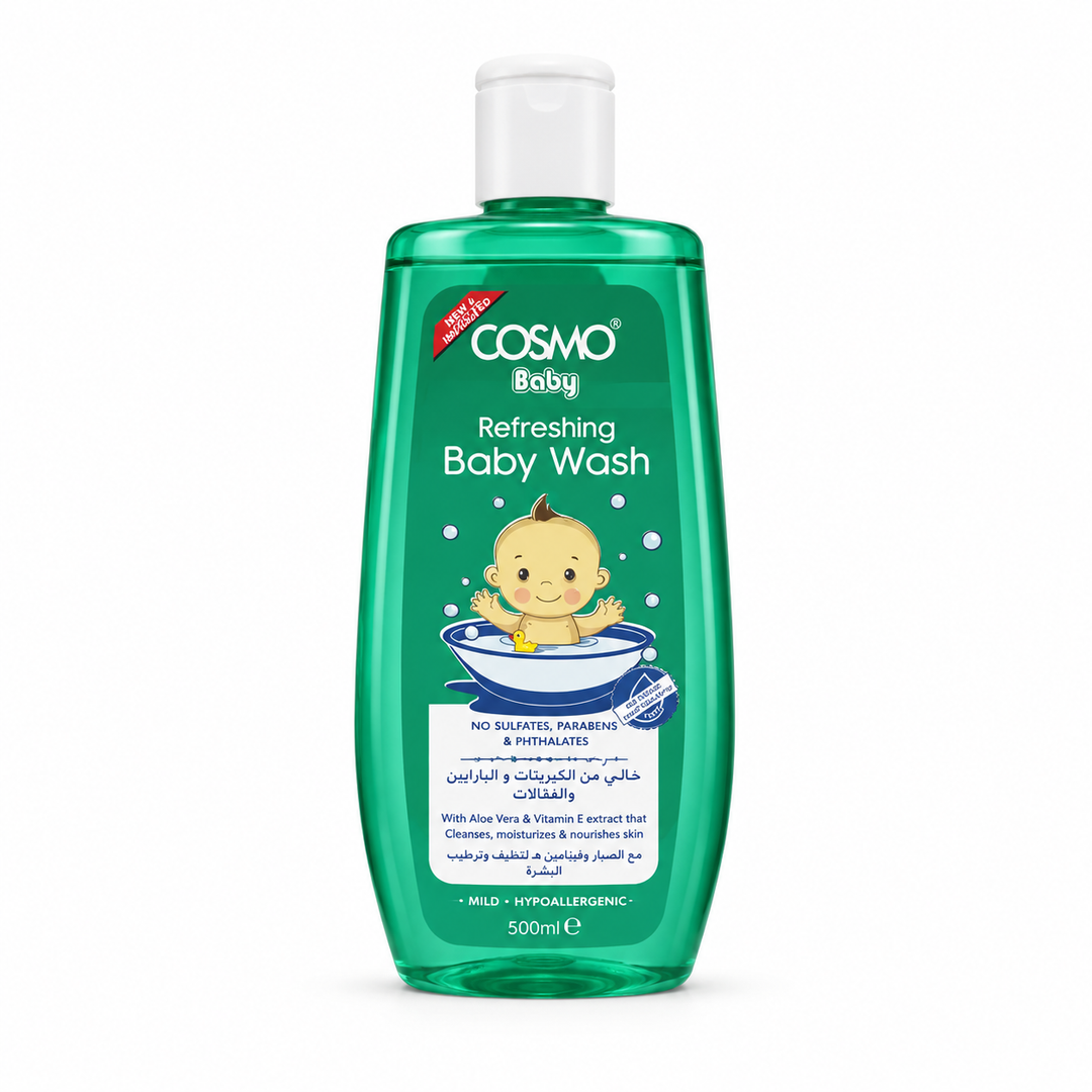 COSMO Refreshing Baby Wash - 500ml | كوزمو غسول للأطفال - 500 مل