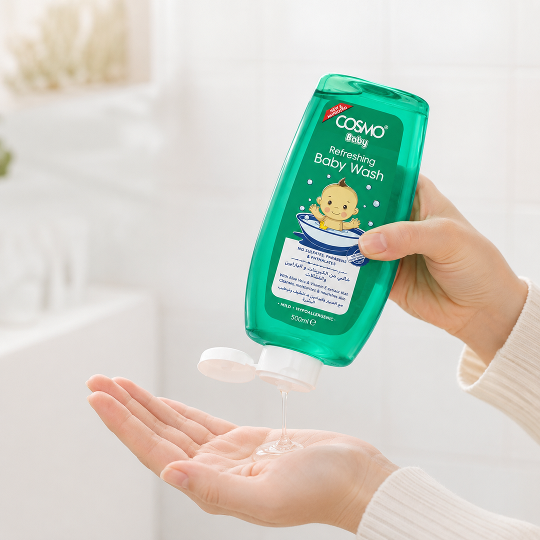 COSMO Refreshing Baby Wash - 500ml | كوزمو غسول للأطفال - 500 مل